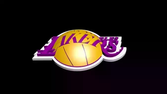 LA LAKERS badge