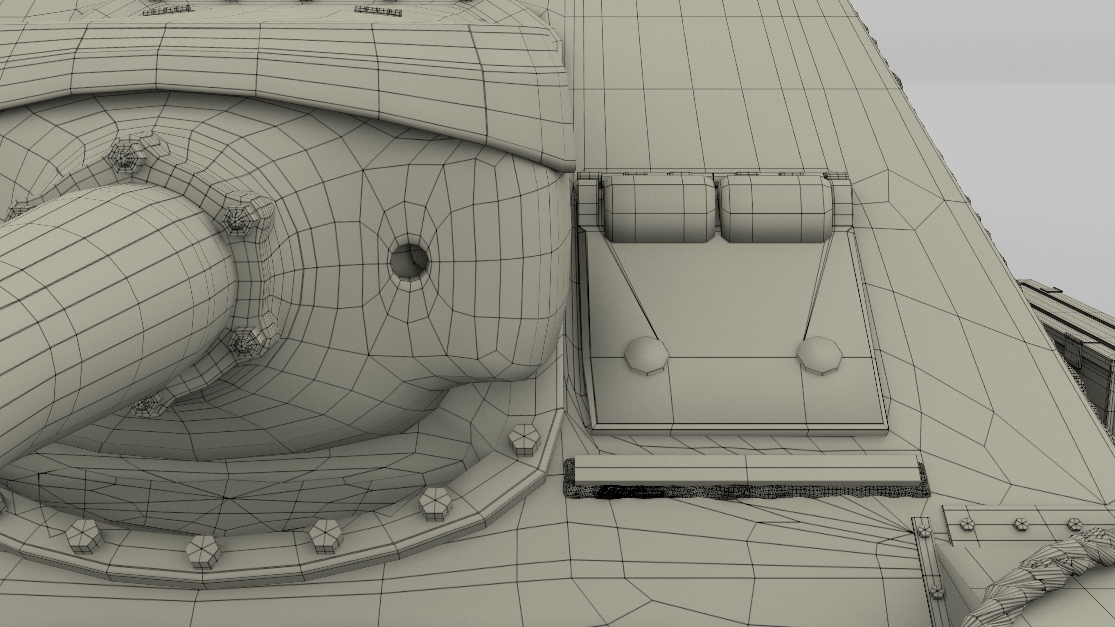 SU 100 Tank Destroyer 3D model_21