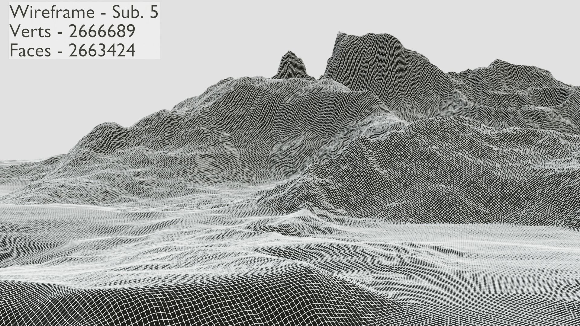 Mountain Terrain 1b 3D model_35