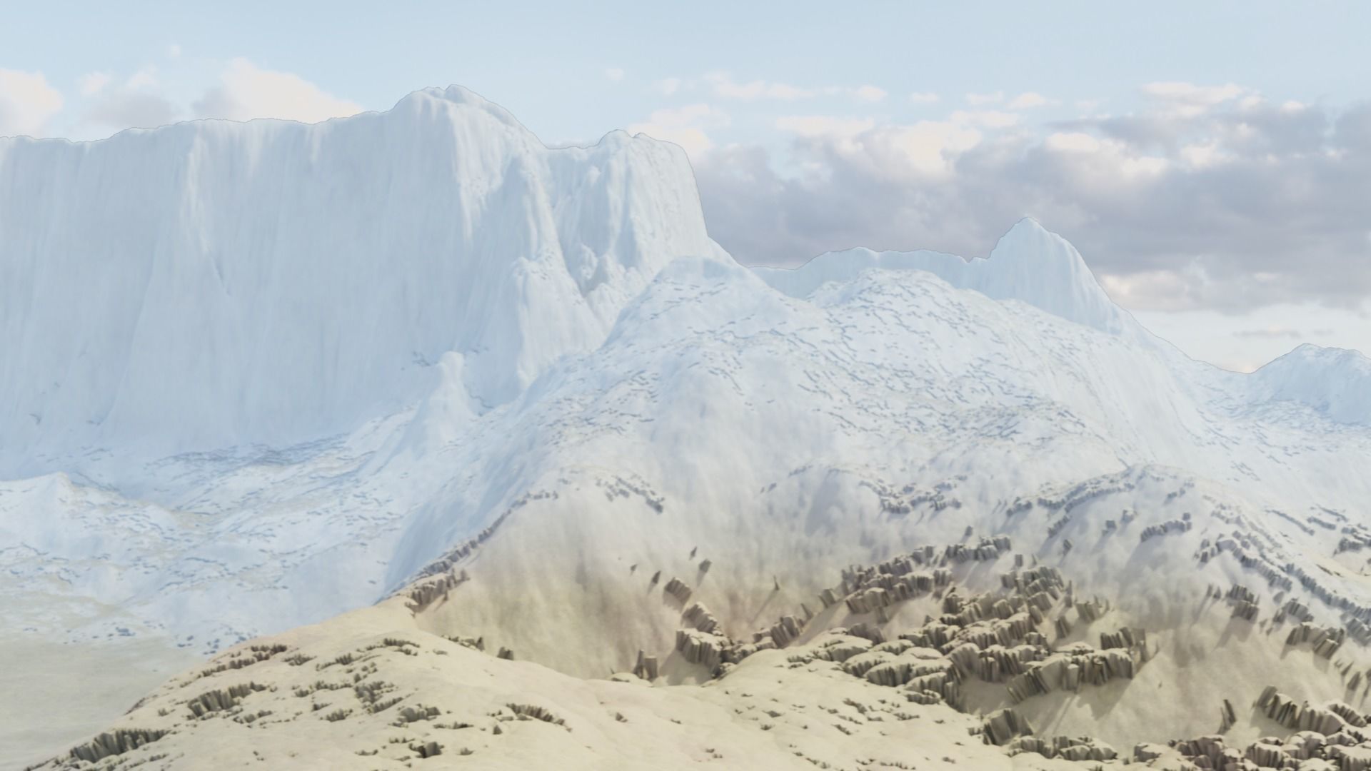 Mountain Terrain 1b 3D model_6