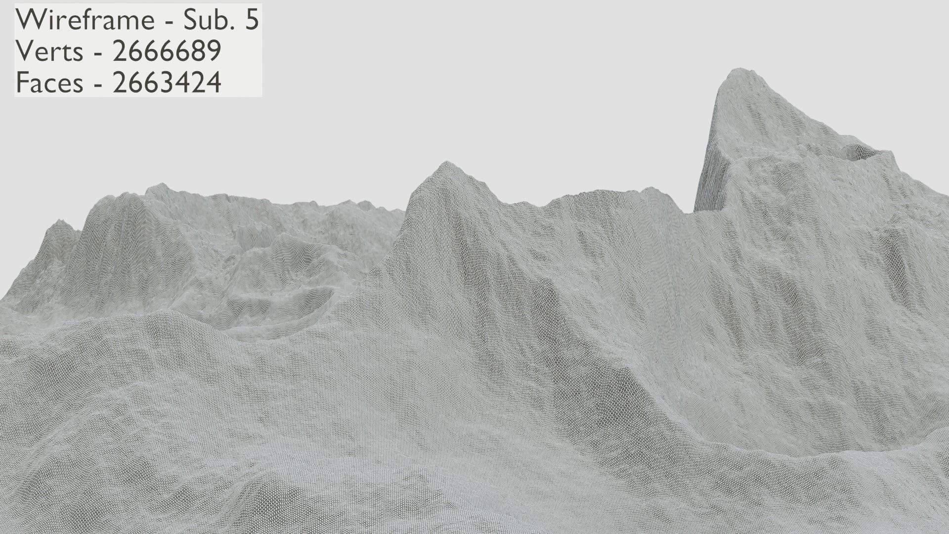 Mountain Terrain 1b 3D model_44