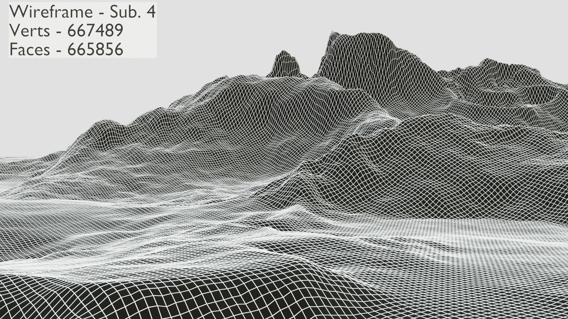Mountain Terrain 1b 3D model_22
