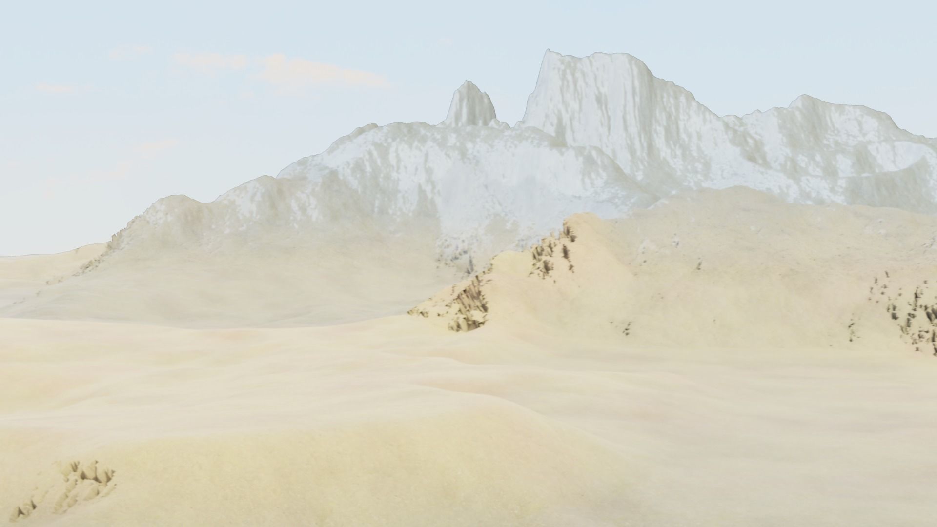Mountain Terrain 1b 3D model_9