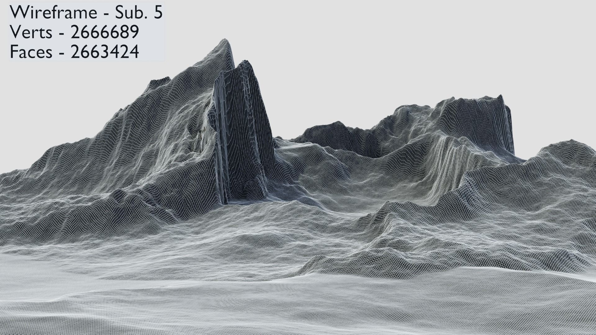 Mountain Terrain 1b 3D model_27