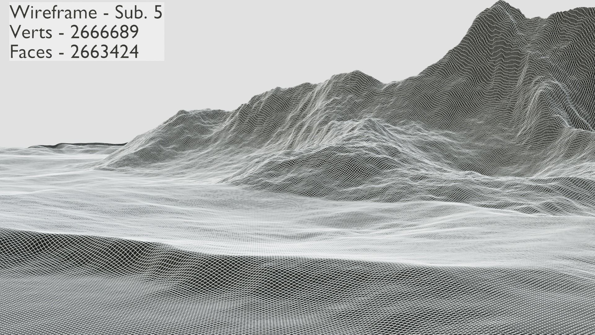 Mountain Terrain 1b 3D model_36