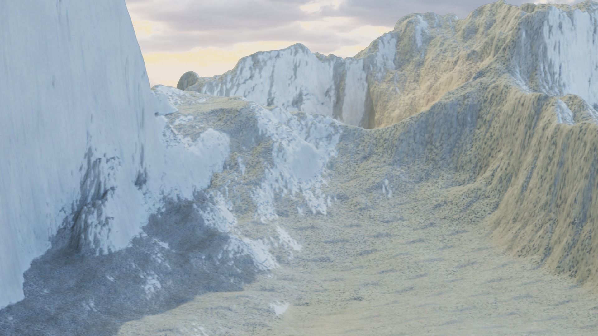 Mountain Terrain 1b 3D model_8