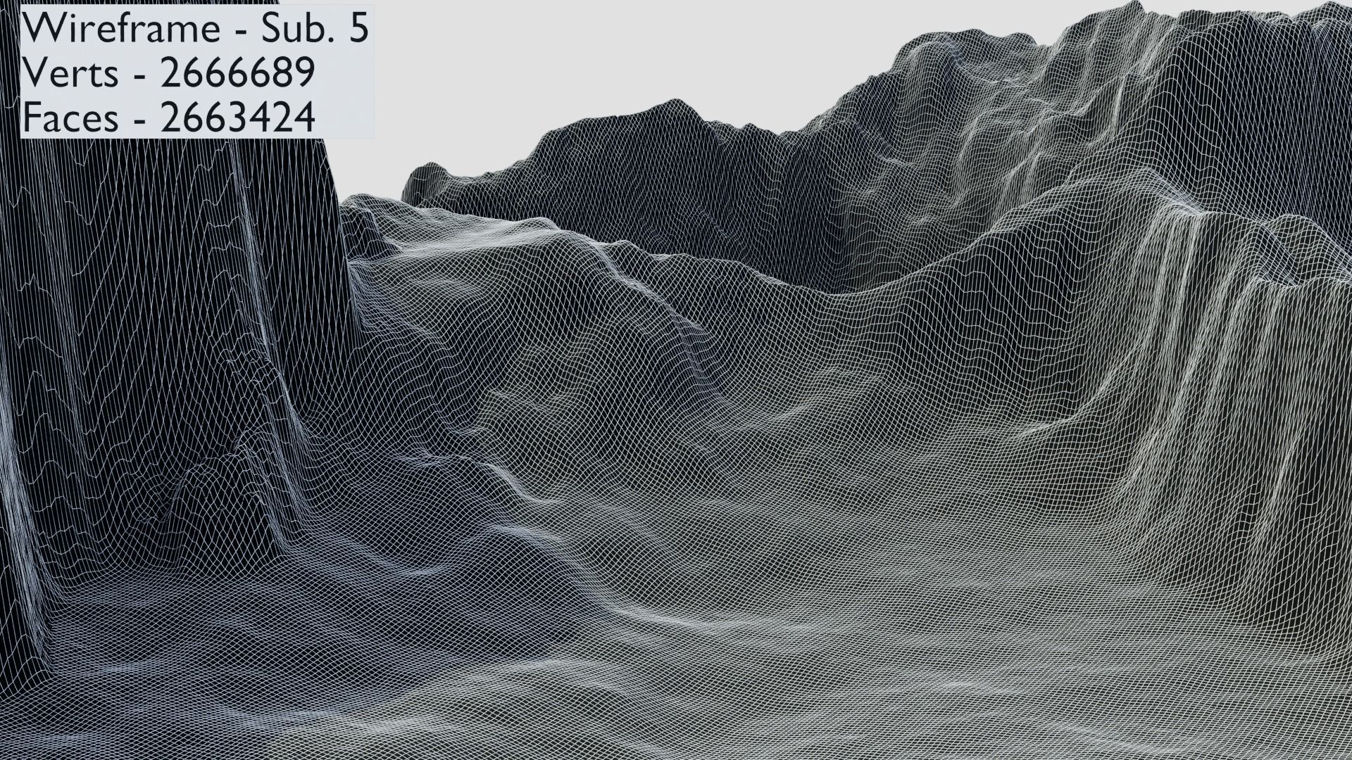 Mountain Terrain 1b 3D model_34
