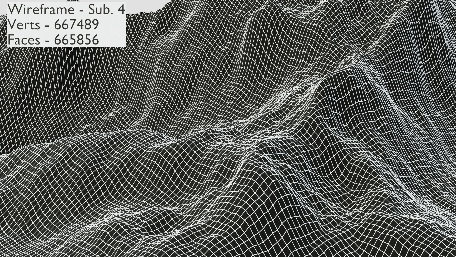 Mountain Terrain 1b 3D model_20