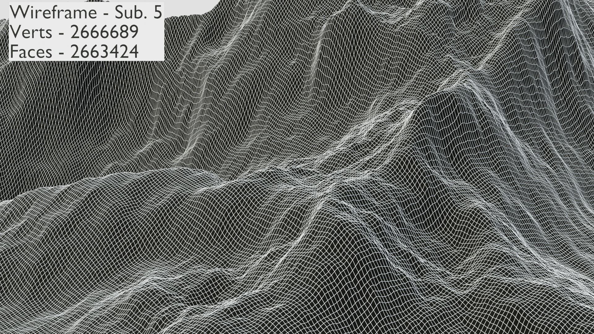 Mountain Terrain 1b 3D model_33