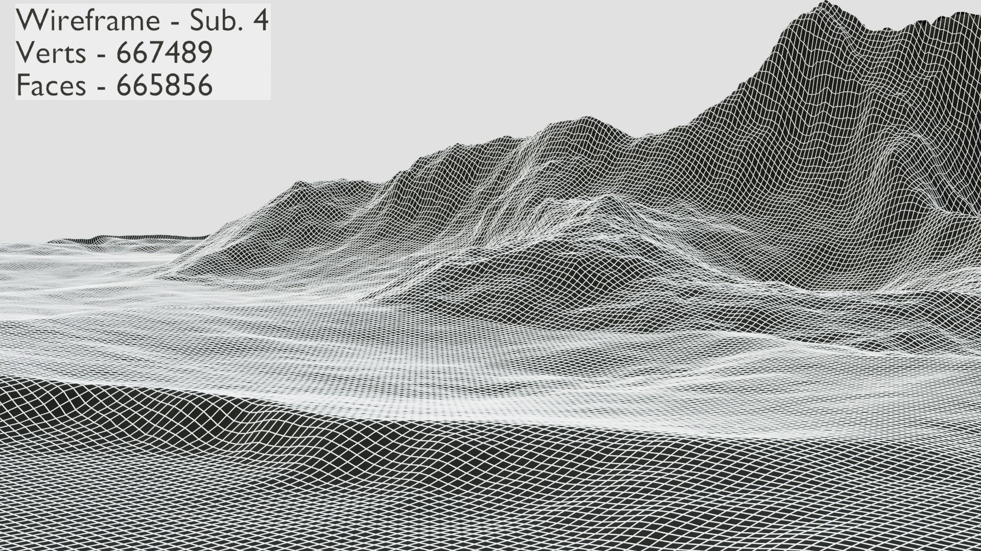 Mountain Terrain 1b 3D model_23