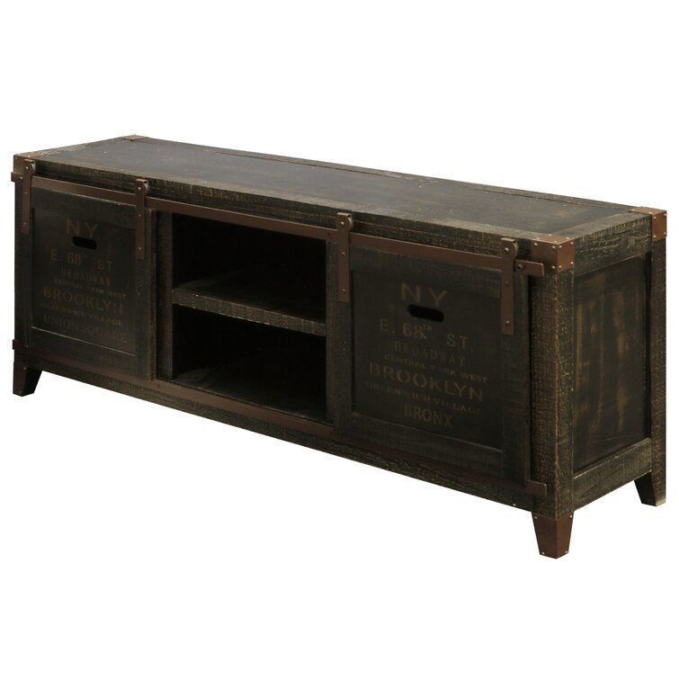 Omeo Wood TV Stand  3D model_1