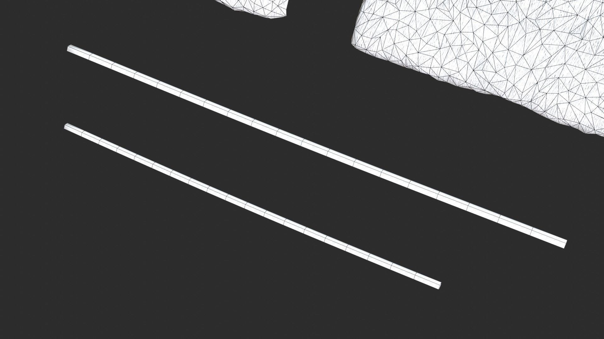 Thatched House Modular Kit Low-poly 3D model_15