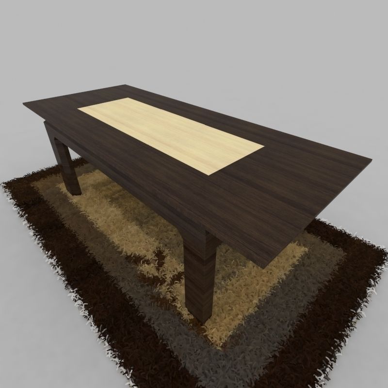 Smart Coffee Table 01 3D model_1