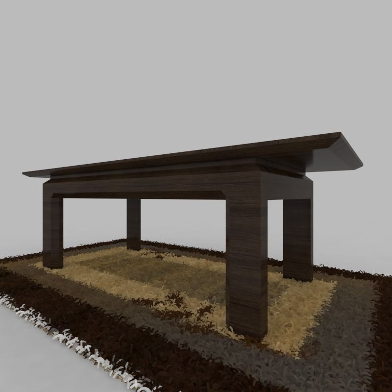 Smart Coffee Table 01 3D model_2