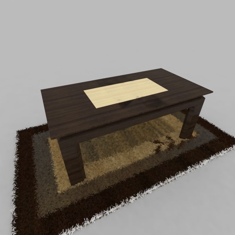 Smart Coffee Table 01 3D model_3