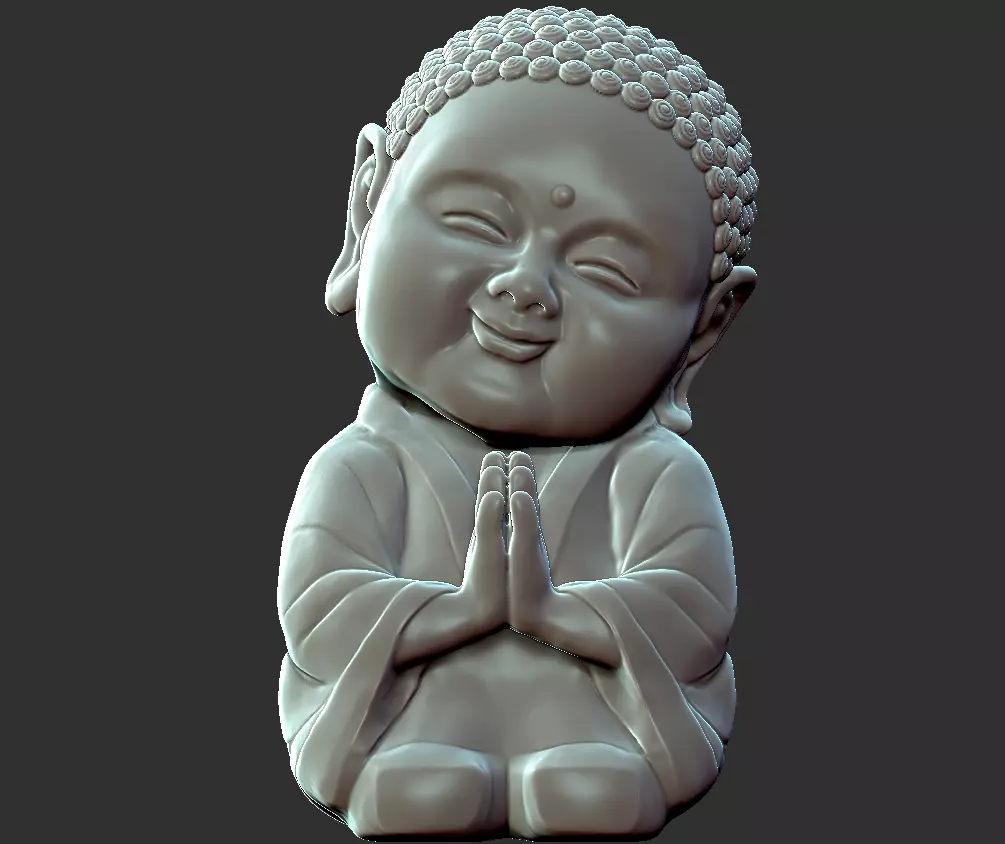 Baby Buddha 3D print model_0