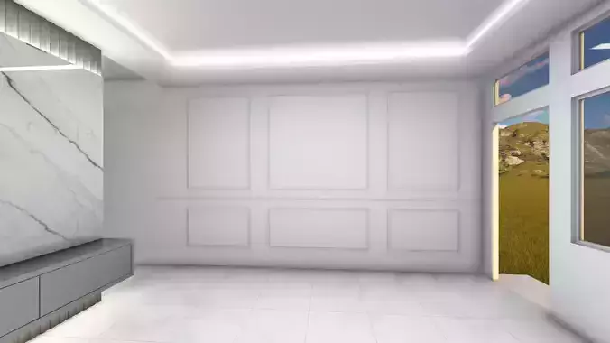 Living Room 3D print model