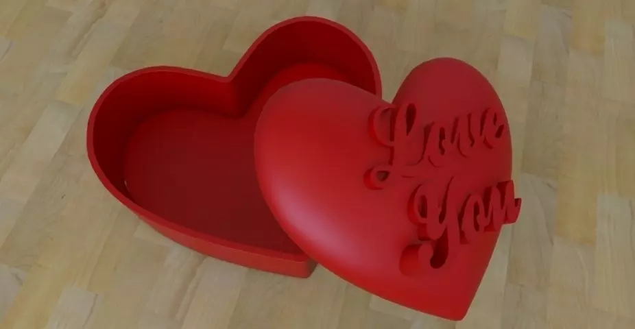 heart container 3D print model