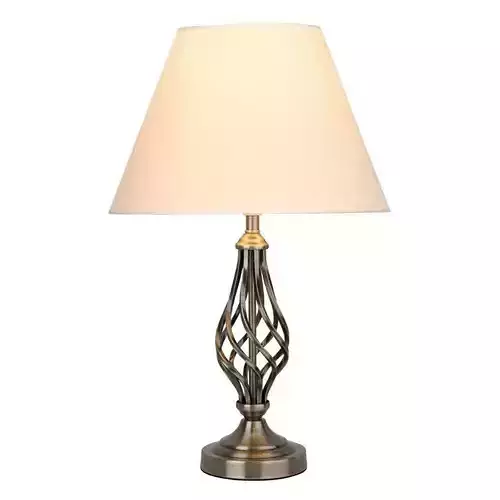 Bratton 52cm Table Lamp - 3 Colour 3D model