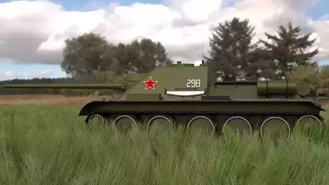 SU 100 Tank Destroyer HDRI