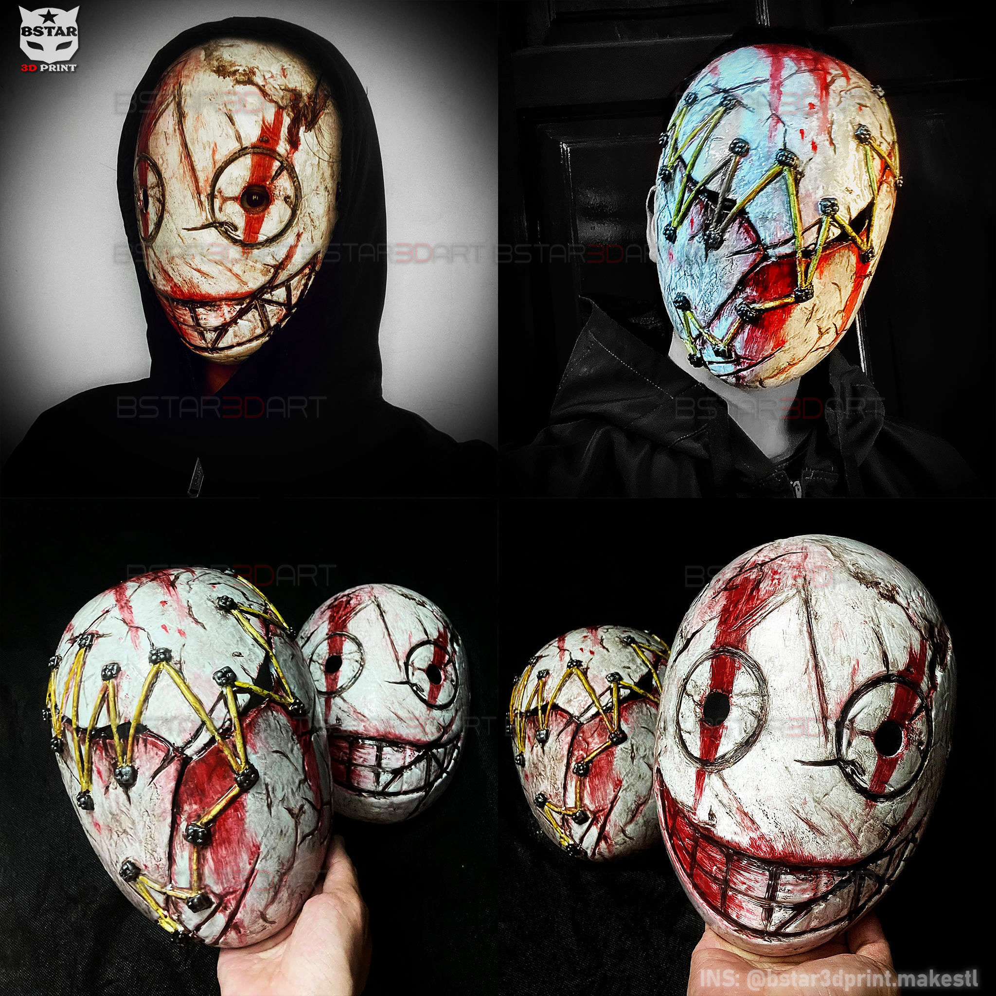 The Legion FJSJ - Dead by Daylight - Killer Masks 3D Model Collection_1