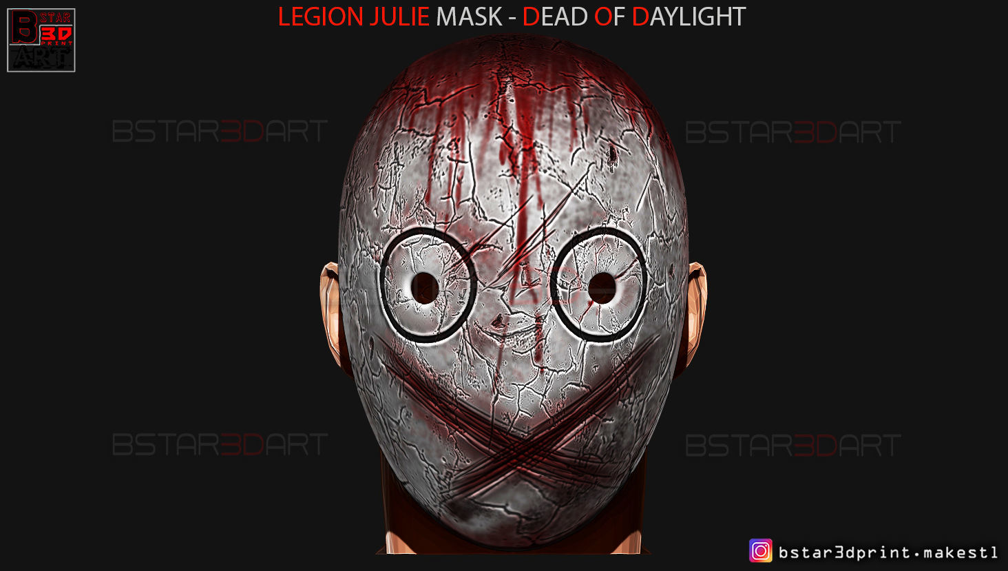 The Legion FJSJ - Dead by Daylight - Killer Masks 3D Model Collection_24