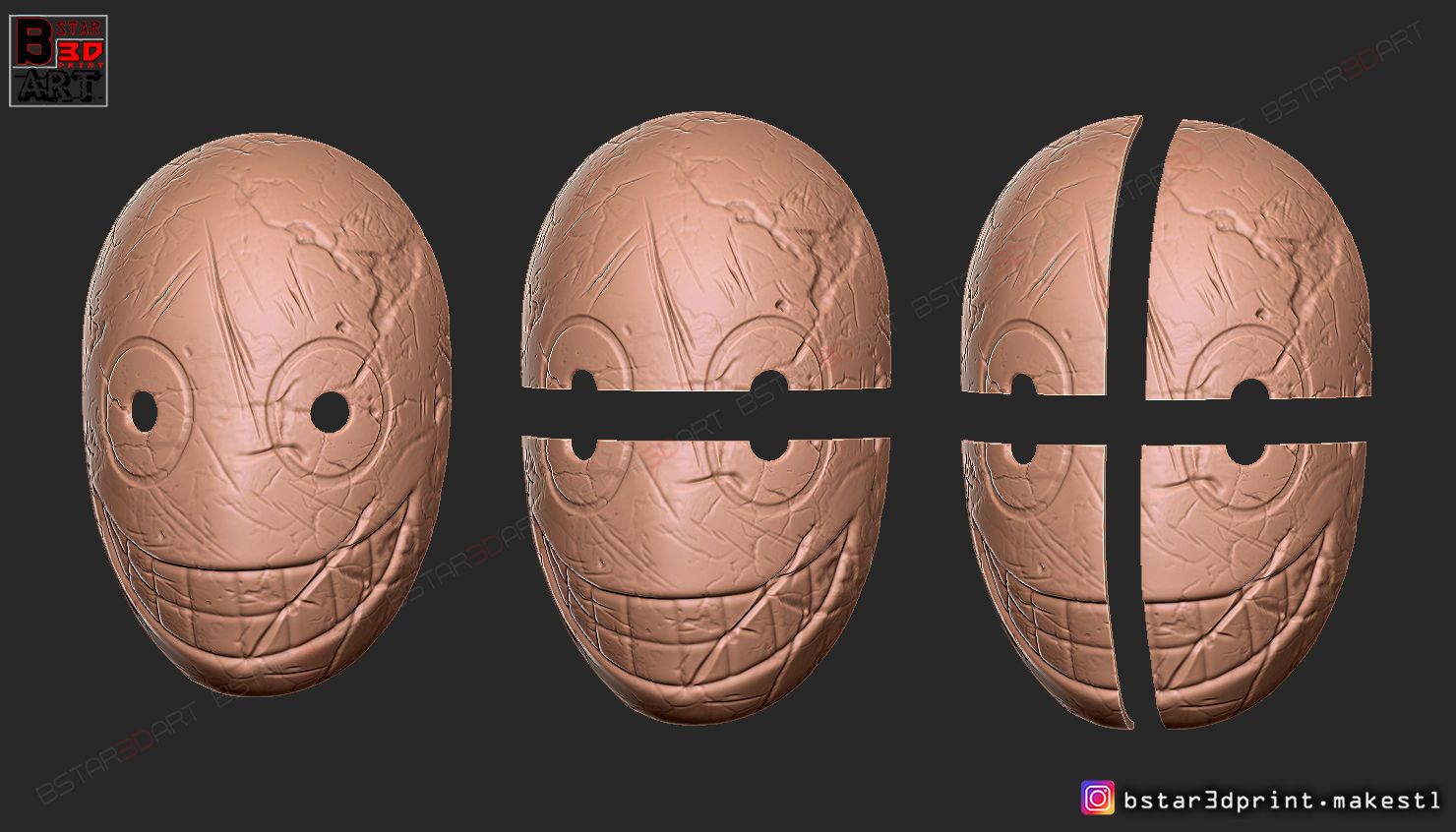 The Legion FJSJ - Dead by Daylight - Killer Masks 3D Model Collection_16