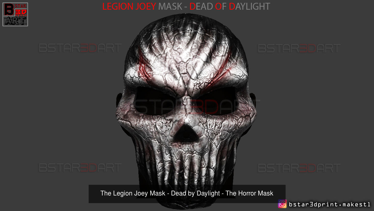 The Legion FJSJ - Dead by Daylight - Killer Masks 3D Model Collection_21