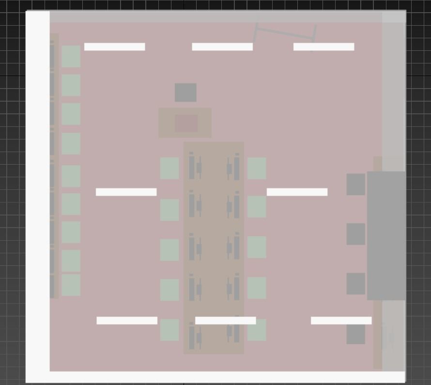 3D Model of a Computer Lab Low-poly 3D model_8