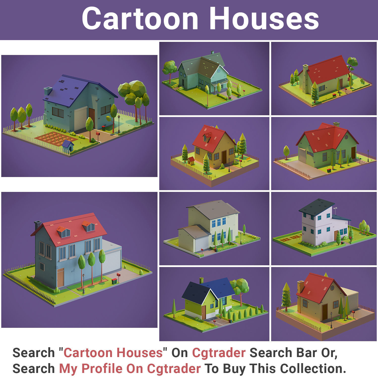 Nuclear Power Plant Low-poly 3D model_4