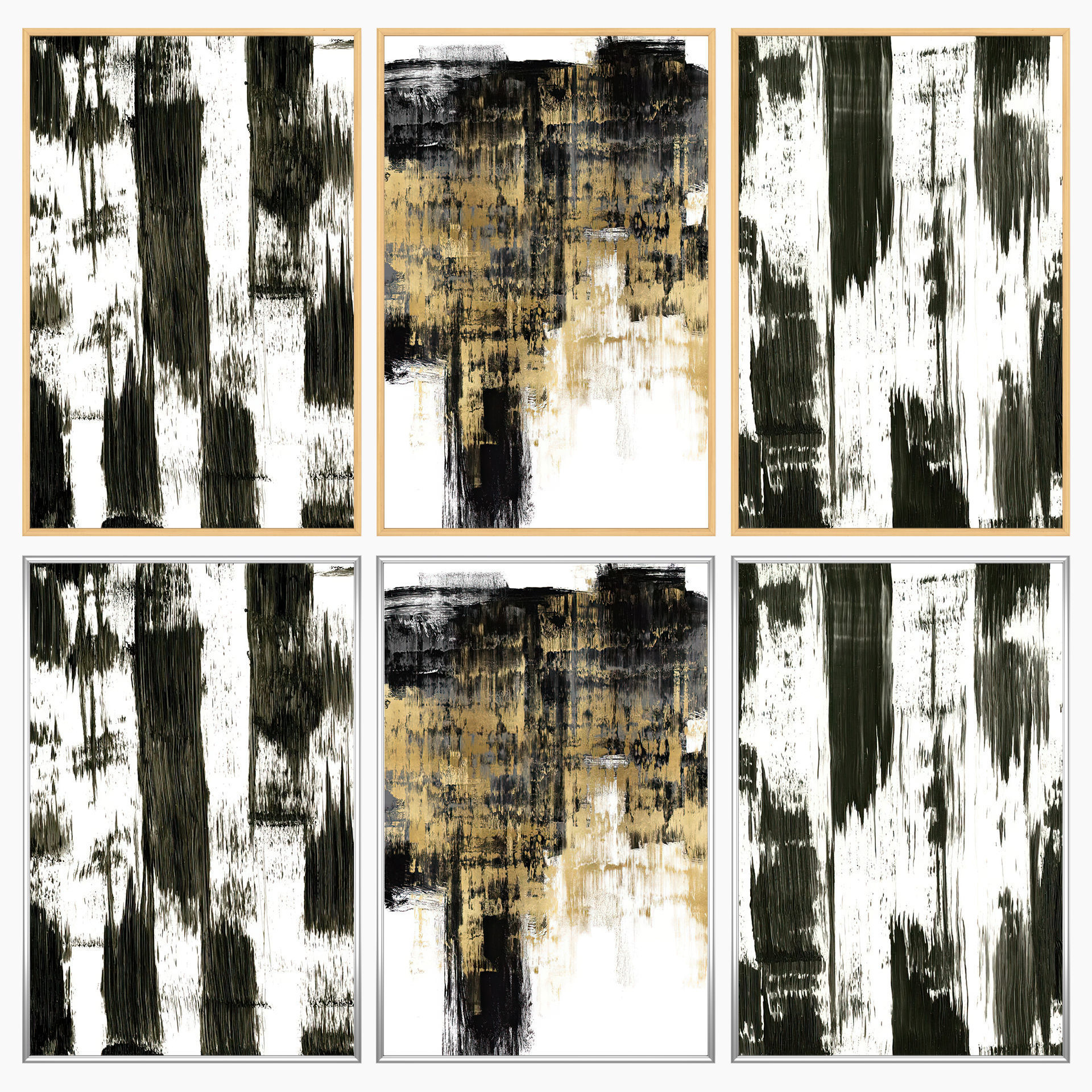 Wall Art Set 3536 3D model_2