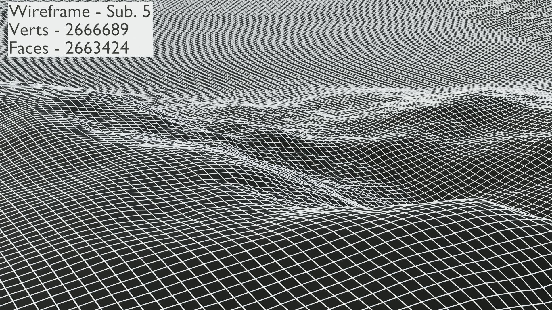 Mountain Terrain 1d 3D model_34