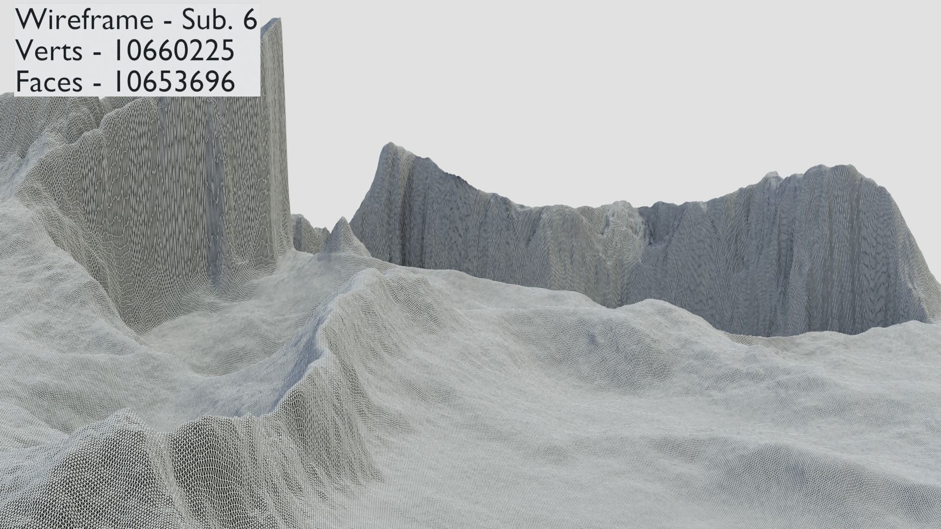 Mountain Terrain 1d 3D model_42