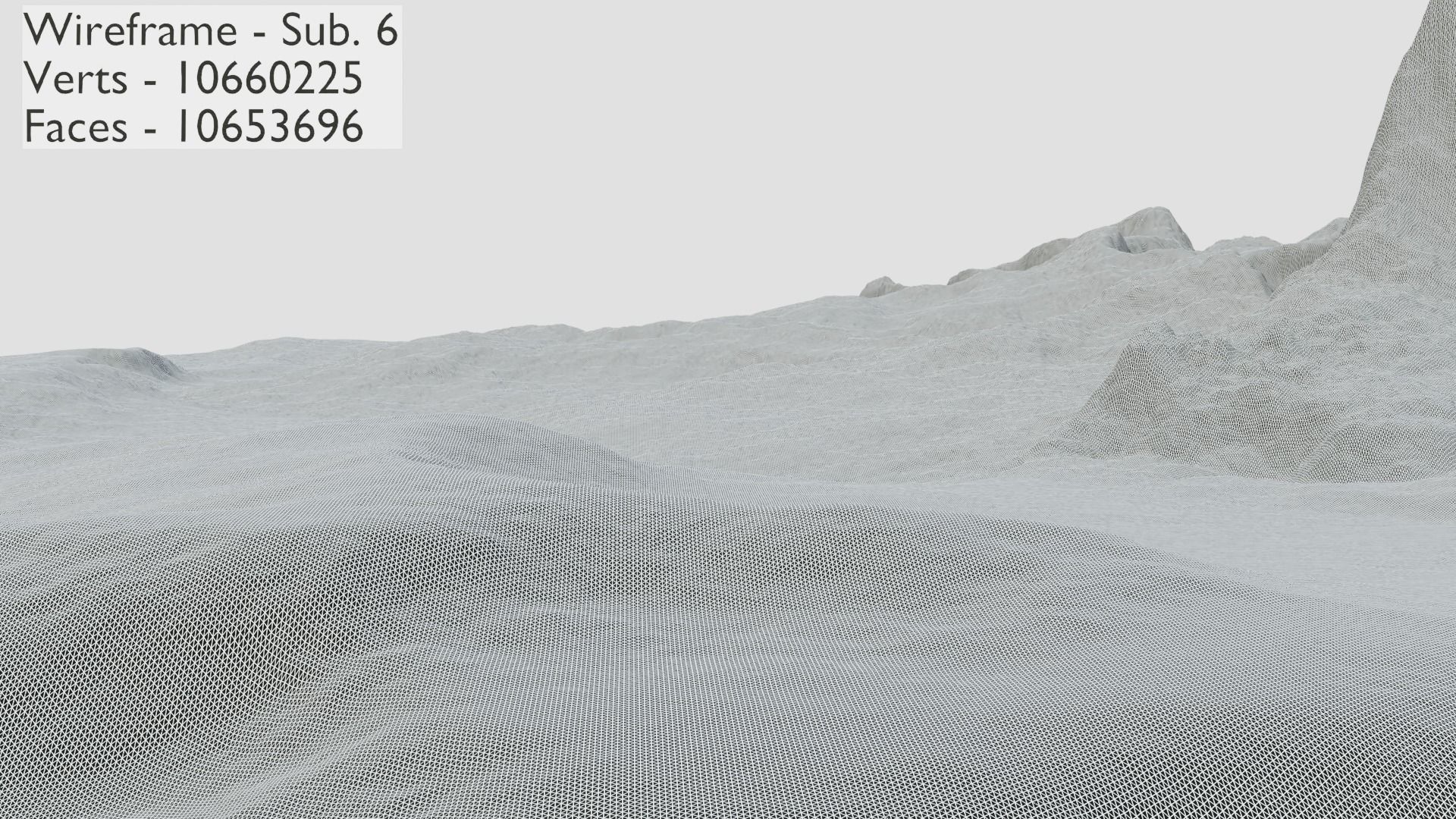 Mountain Terrain 1d 3D model_46