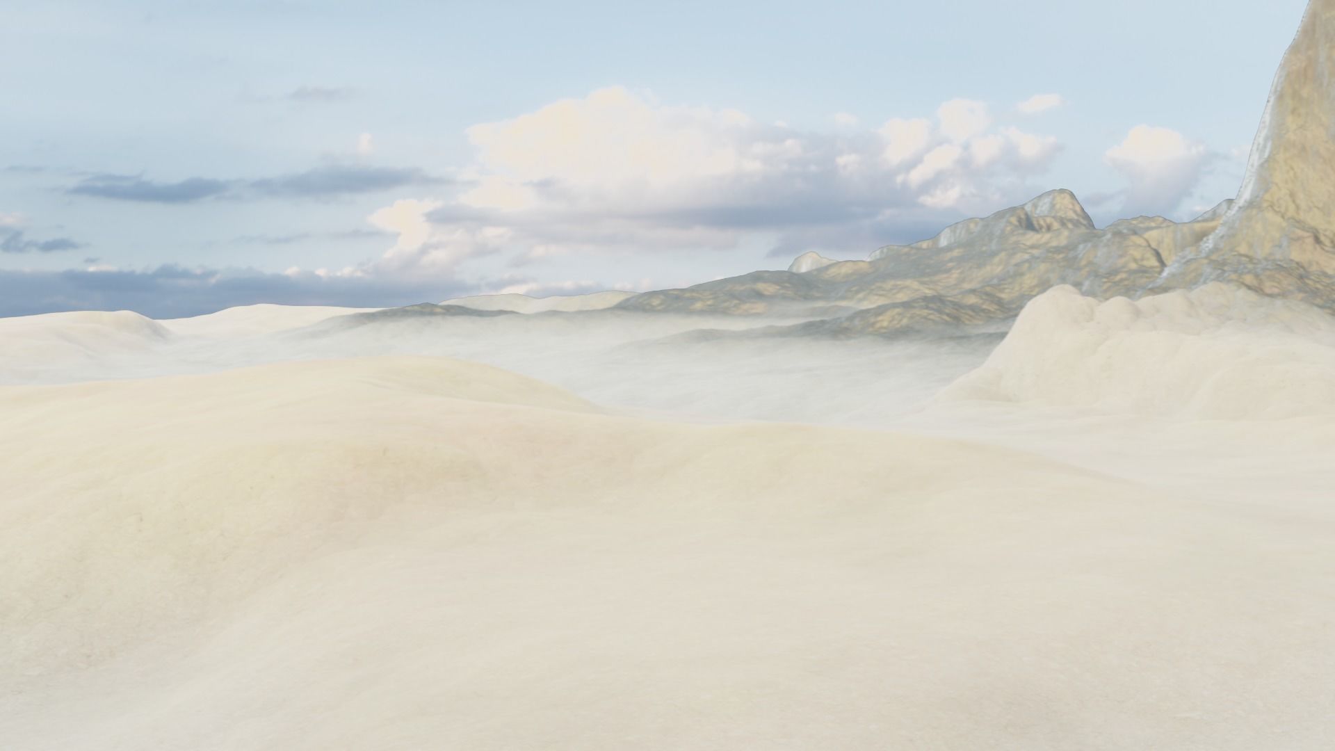 Mountain Terrain 1d 3D model_7