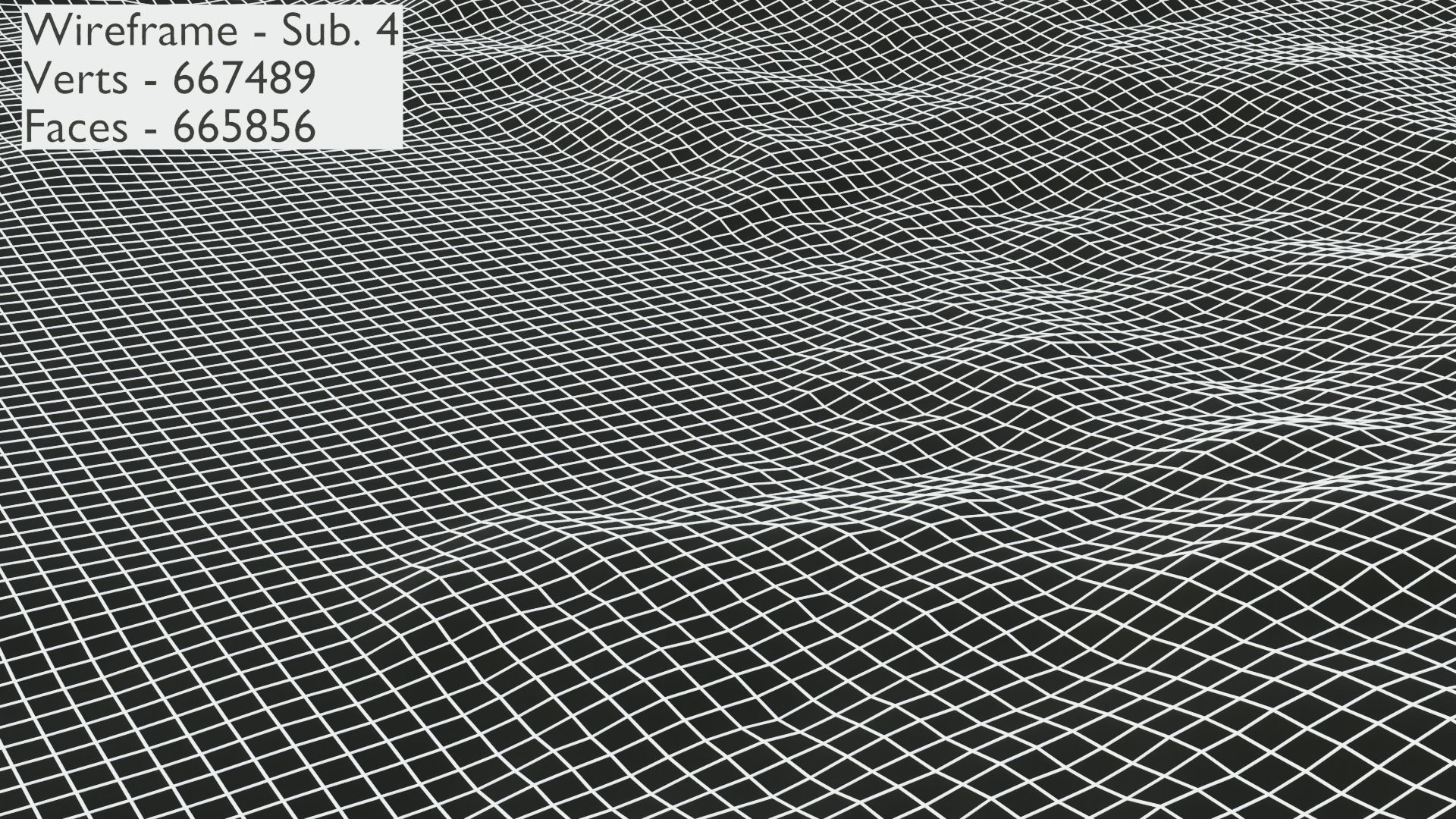 Mountain Terrain 1d 3D model_22