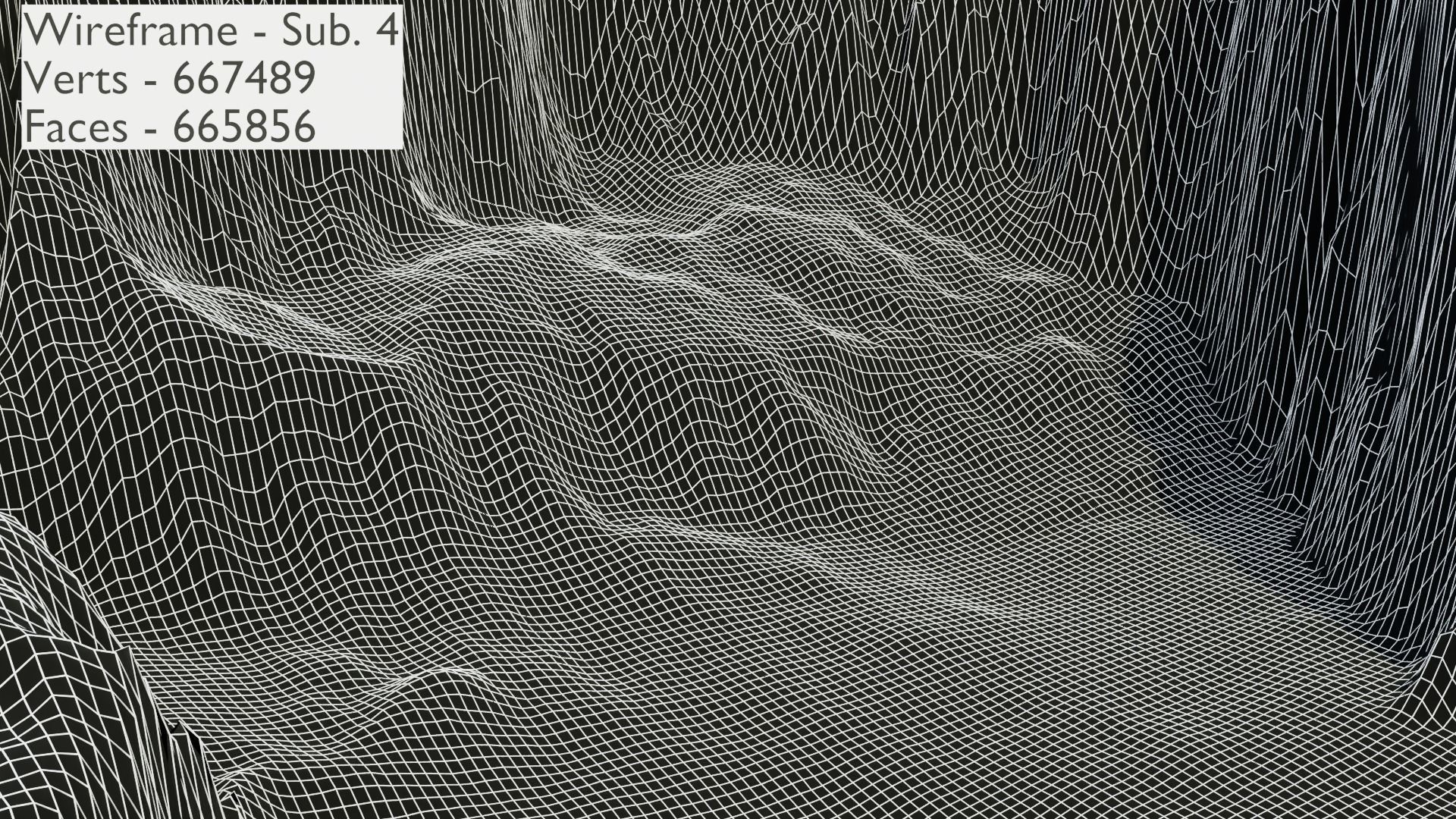 Mountain Terrain 1d 3D model_23
