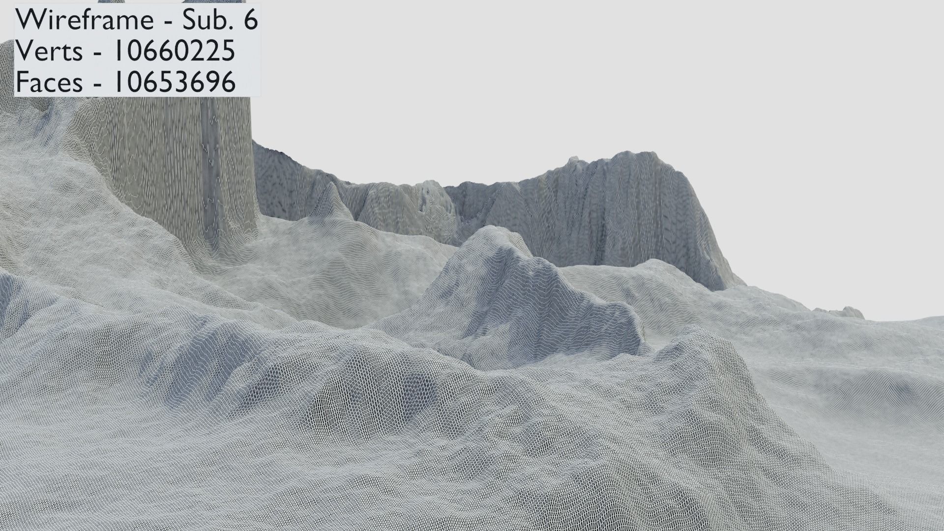 Mountain Terrain 1d 3D model_44