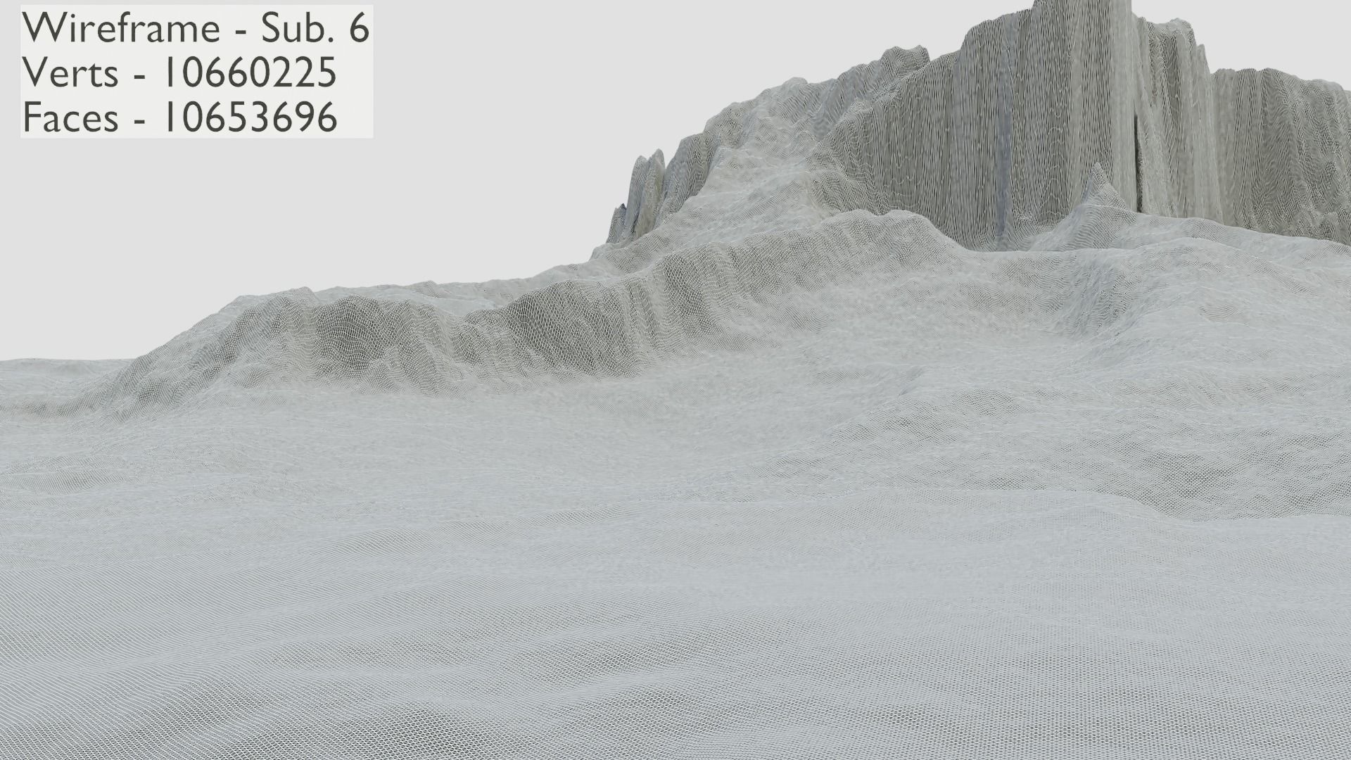 Mountain Terrain 1d 3D model_45
