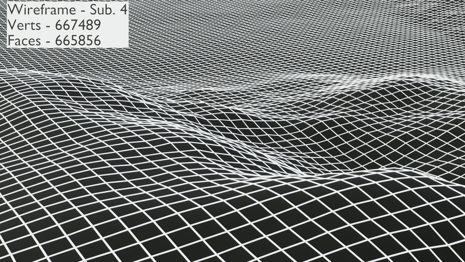 Mountain Terrain 1d 3D model_21