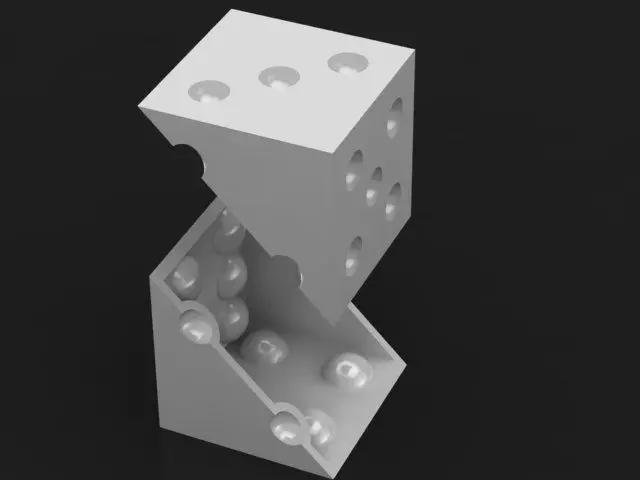 Dice Detailed 3D Free 3D model_0