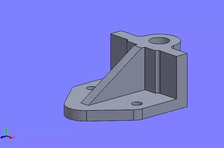 solidtutorial003 metal bracket Free 3D model_0