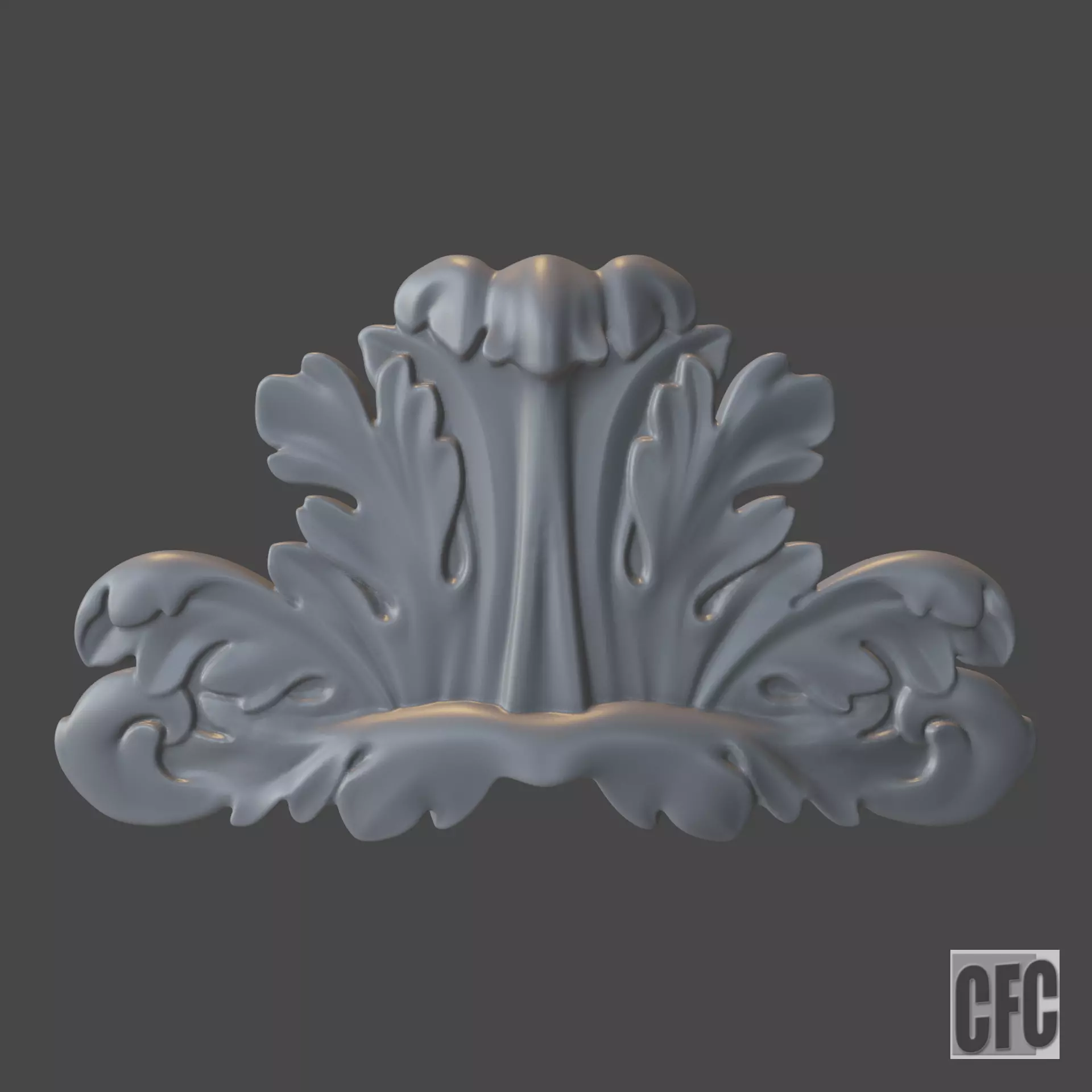 WoodCarving detail - 3d model for CNC - WoodCarvingCFC006 3D print model