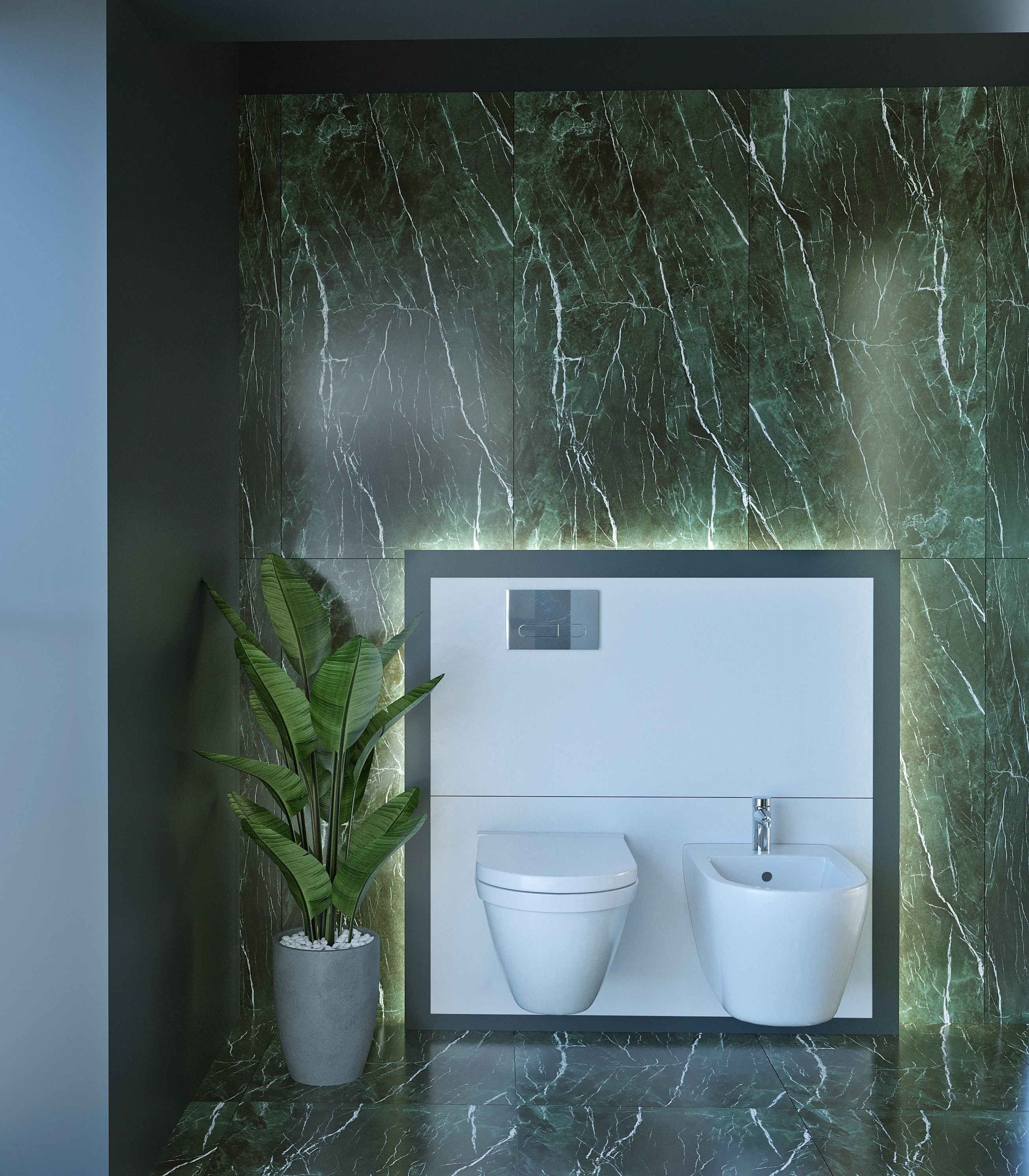 Showroom Scene 3D model_7