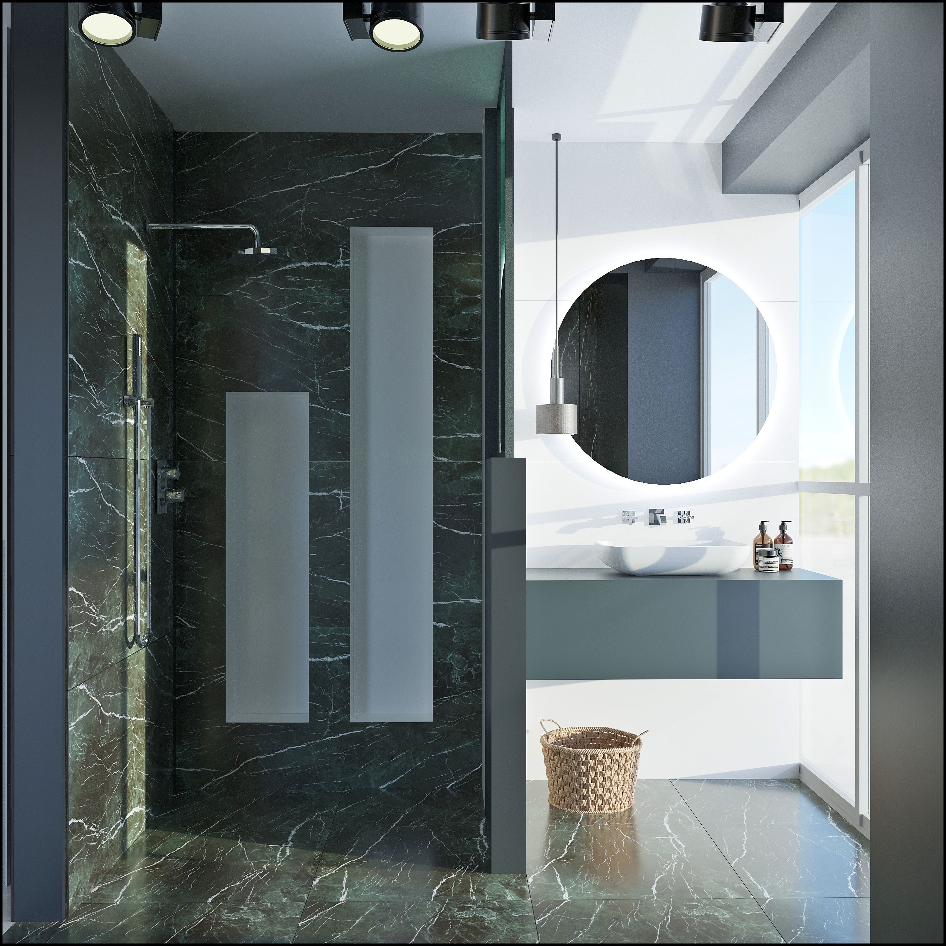 Showroom Scene 3D model_10