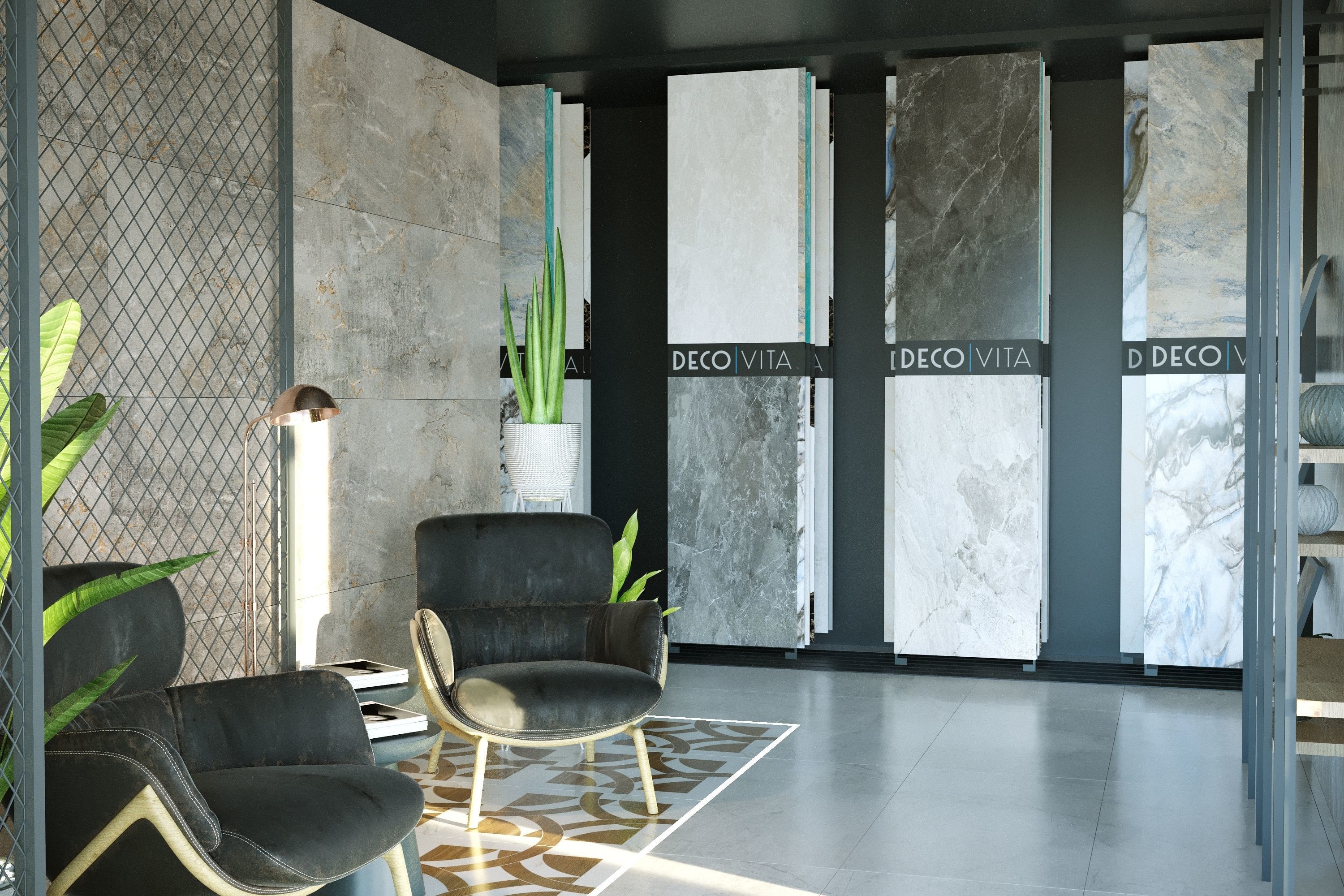 Showroom Scene 3D model_6