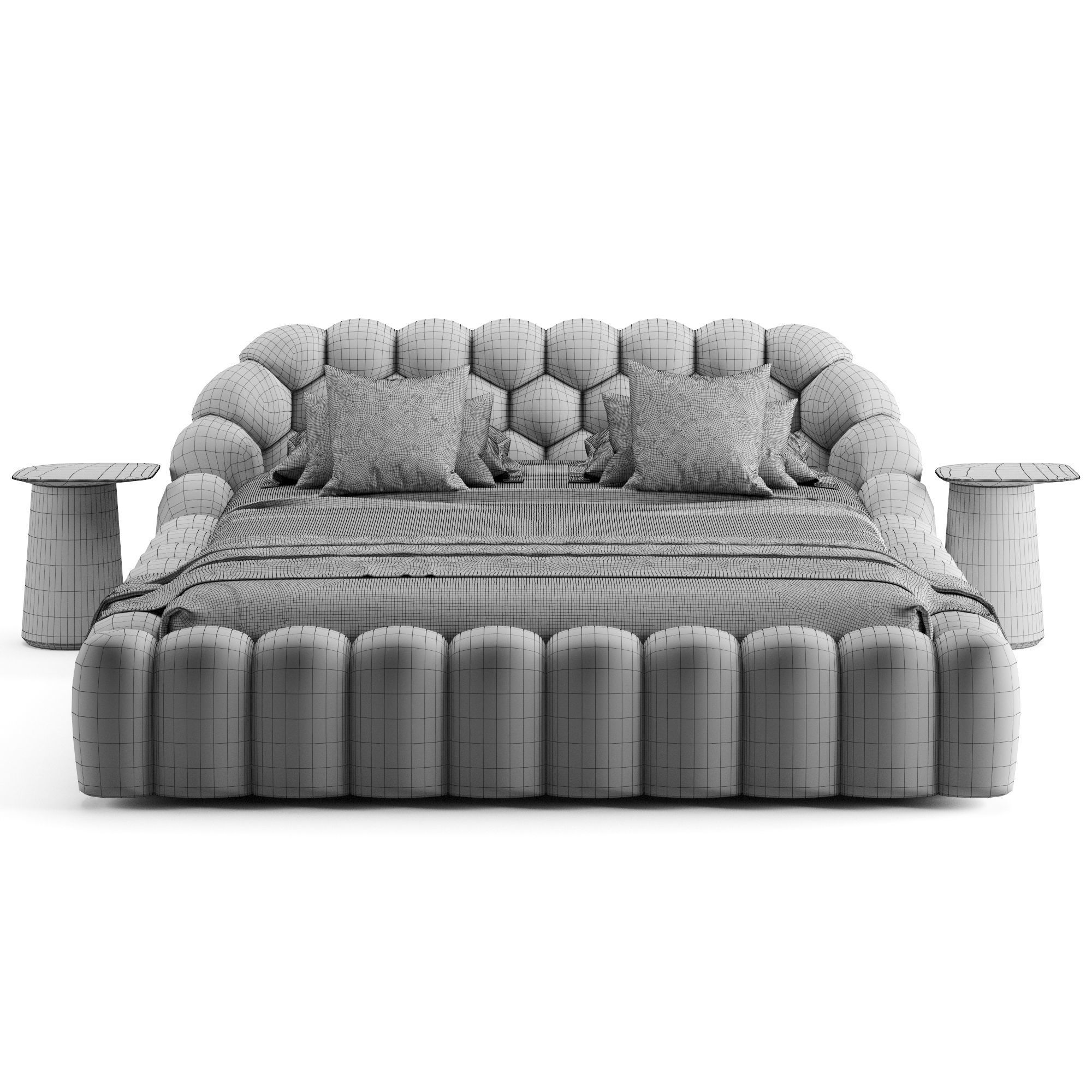 Roche Bobois Bubble Bed 3D model_2