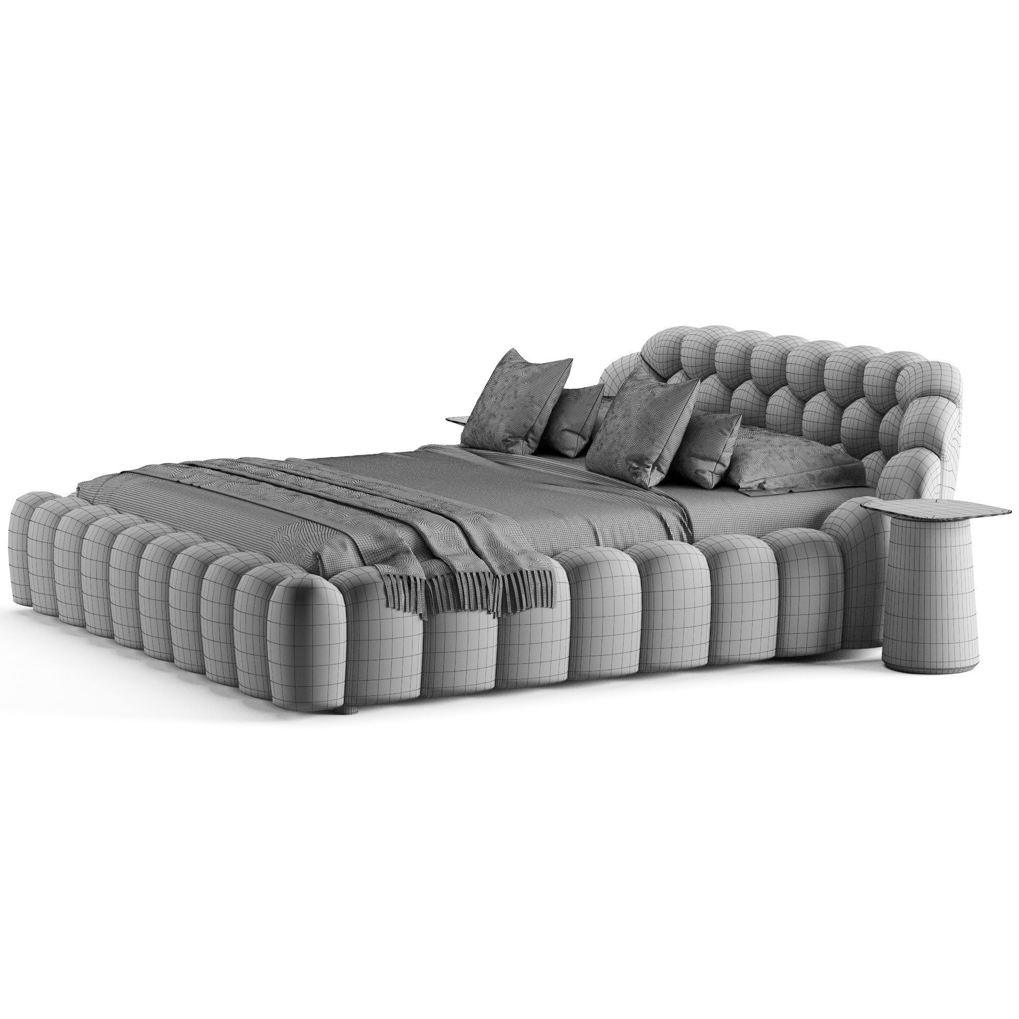 Roche Bobois Bubble Bed 3D model_8