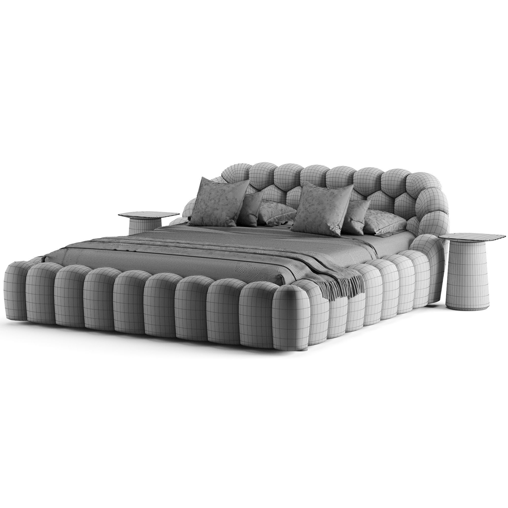 Roche Bobois Bubble Bed 3D model_10