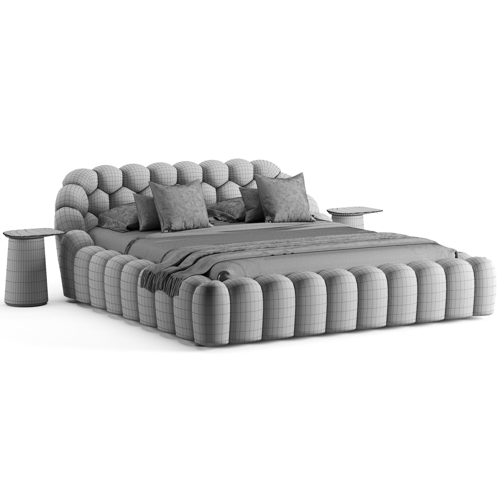 Roche Bobois Bubble Bed 3D model_4